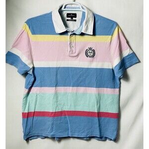 Blue Harbour Tailored Fit Men’s Polo Shirt Size XL Multicolour